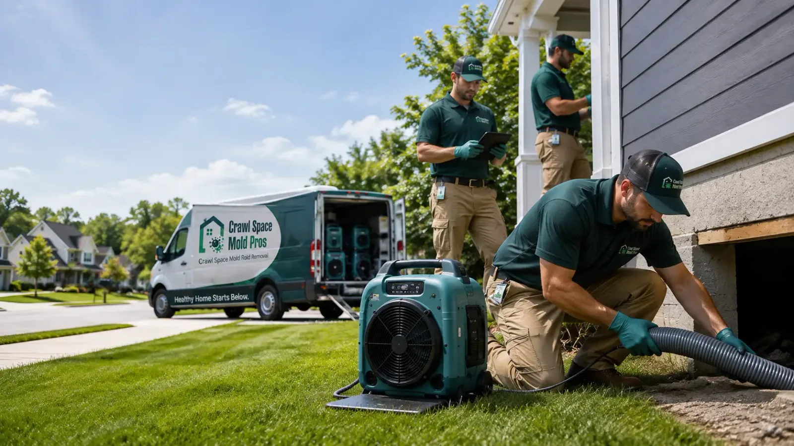 Crawl Space Mold Removal in Park Ridge, NJ